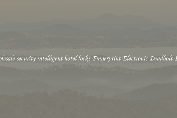 Wholesale security intelligent hotel locks Fingerprint Electronic Deadbolt Door 
