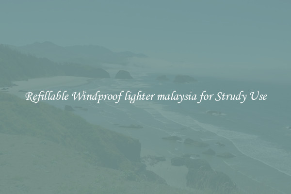 Refillable Windproof lighter malaysia for Strudy Use