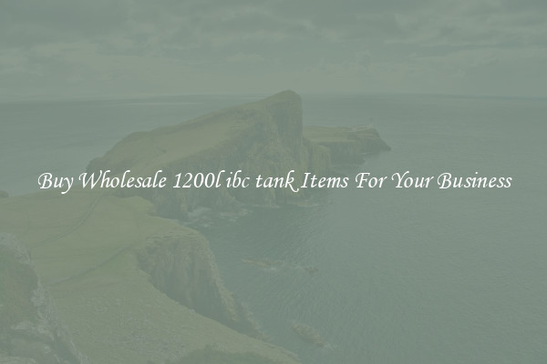 Buy Wholesale 1200l ibc tank Items For Your Business