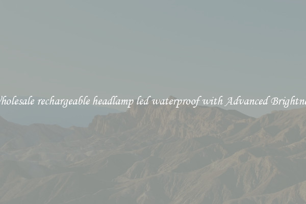 Wholesale rechargeable headlamp led waterproof with Advanced Brightness