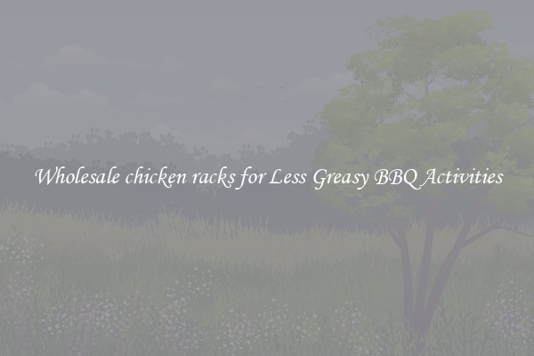Wholesale chicken racks for Less Greasy BBQ Activities